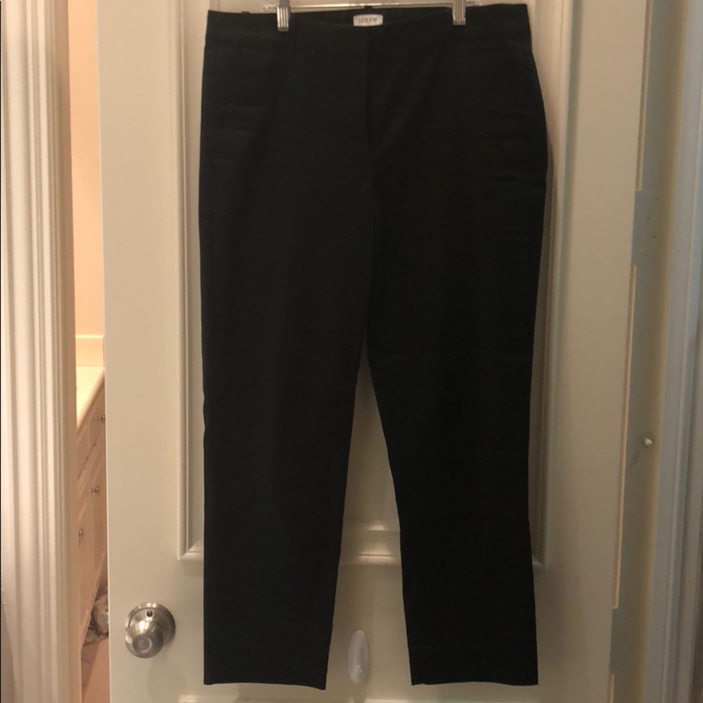 J Crew black capris pants